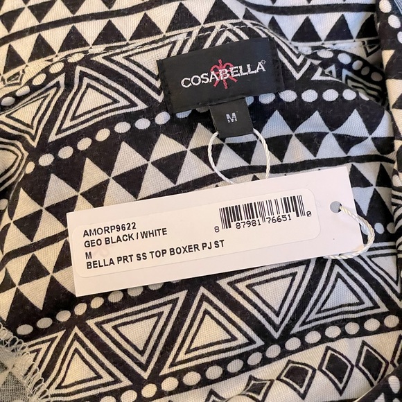 COSABELLA Bella Pima Cotton Blend Pajama Set - Women’s Sizes Medium & XL - New - Picture 6 of 8